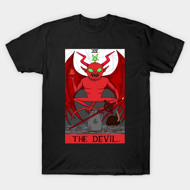 KeeOth as The Devil Tarot T-Shirt by sadnettles